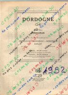 ANNUAIRE - 24 - Département Dordogne - Année 1952 édition Didot-Bottin - 120 Pages - Annuaires Téléphoniques