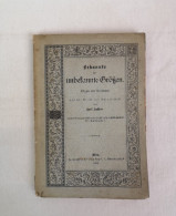 Bekannte Und Unbekannte Größen. Skizzen Und Noveletten Aus Der Kunst- Und Theaterwelt. - Théâtre & Danse