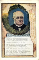 Gedicht Artiste CPA Ludwig Johann Ferdinand Gustav Windthorst, Thron Und Altar, Zentrumspartei - Personnages