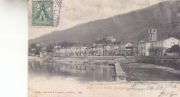 LUINO  PANORAMA DALLA SPIAGGIA - Luino