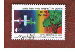 INDIA  - SG 1285 - 1988   INDIAN SCIENCE CONGRESS ASSOCIATION     -   USED - Gebraucht