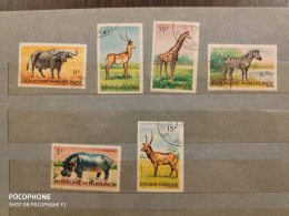 Burundi	Animals (F16) - Used Stamps