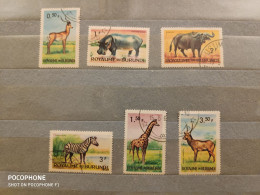 Burundi	Animals (F16) - Used Stamps