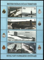 British Indian Ocean 2001  Royal Navy Submarine Service SG247-52  MNH** - Territoire Britannique De L'Océan Indien