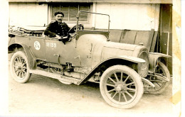 Carte Photo Soldat Dans Voiture - Weltkrieg 1914-18