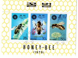 DPK Corée - Abeilles Bee Miel Honey -  Bloc 1979 - Abeilles