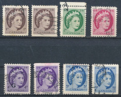 °°° CANADA - Y&T N° 267/72 - 1954 °°° - Used Stamps