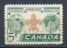 °°° CANADA - Y&T N° 283 - 1955 °°° - Usados