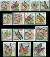 274/289** - Papillons / Vlinders / Schmetterlinge / Butterflies - BURUNDI - Nuevos