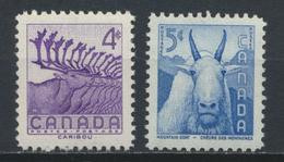 °°° CANADA - Y&T N°287/88 - 1956 MNH °°° - Unused Stamps