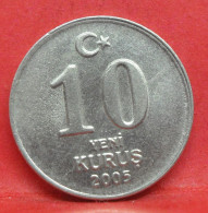 10 Kurus 2005 - SUP - Pièce De Monnaie Turquie - Article N°4983 - Turquie