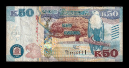 Zambia 50 Kwachas 2015 Pick 60 Bc/Mbc F/Vf - Zambie