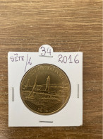 Monnaie De Paris Jeton Touristique -  34 - Sète - 350 Ans Du Port - 2016 - 2016