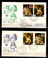 SAN MARINO - 1966, 2 X FDC Mi. 865-8 Paintings By Titian (BB056) - Brieven En Documenten