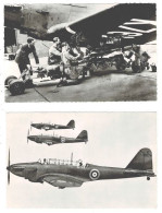 - AVIATION - 3 Photos Glacées De La Royal Air Force Super état. Scannées Rectos Et Versos - Collections & Lots
