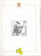 Speciaal Kerstvelletje Uit Jaarmap 2001 - Cartes Commémoratives