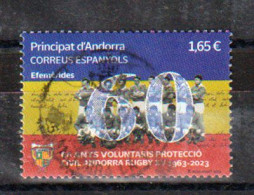 2023. ANDORRA RUGBY XV.  Timbre Oblitéré 1 ère Qualité . AND ESP - Used Stamps