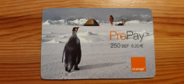 Prepaid Phonecard Belgium, Orange - Penguin - GSM-Kaarten, Herlaadbaar & Voorafbetaald