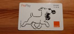 Prepaid Phonecard Belgium, Orange - Tin Tin - [2] Prepaid & Refill Cards