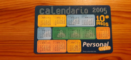 Prepaid Phonecard Argentina, Personal - Calendar - Argentinien