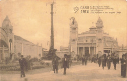 BELGIQUE - Exposition Internationale Et Universelle De Gand - Le Pavillon Du Congo - Animé - Carte Postale Ancienne - Gent