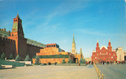 RUSSIE - Moscow - Red Square - The Lenin Mausoleum 1929 - A.Shchusev - Animé - Colorisé - Carte Postale Ancienne - Russia