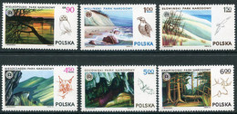 POLAND 1976 National Parks MNH / **.  Michel 2445-50 - Ongebruikt