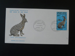 FDC Lièvre Hare Afars Et Issas 1973 - Rabbits