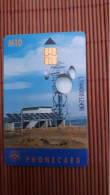 LESOTHO CHIPCARD SATELITTE STATION USED RARE - Lesotho