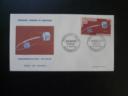 FDC Telecommunications Spatiales Satellite Syncom Mauritanie 1964 - Africa