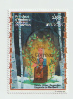 ANDORRA. EUROPA 2022. AND.ESP. Oblitéré 1 ère Qualité  (Notre Dame De Meritxell) épuisé Rapidement - Used Stamps