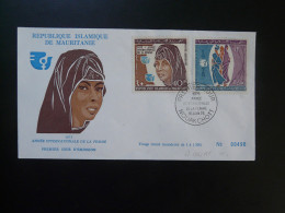 FDC Année Internationale De La Femme Women's Year Mauritanie 1975 - Mauritanie (1960-...)