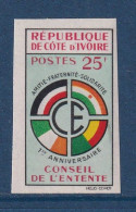 Côte D'Ivoire - YT N° 191 ** - Neuf Sans Charnière - Non Dentelé - ND - 1960 - Côte D'Ivoire (1960-...)