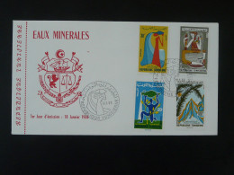 FDC Eaux Minerales Water Tunisie 1966 (ex 2) - Acqua