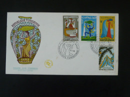 FDC Eaux Minerales Water Tunisie 1966 (ex 3) - Agua