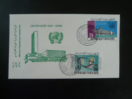 FDC Organisation Meteorologique Mondiale Meteorology OMM WMO Tunisie 1973 (ex 1) - Clima & Meteorología