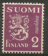 FINLANDIA YVERT NUM. 151A * NUEVO CON FIJASELLOS - Unused Stamps