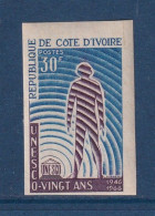 Côte D'Ivoire - YT N° 257 ** - Neuf Sans Charnière - Non Dentelé - ND - 1966 - Côte D'Ivoire (1960-...)