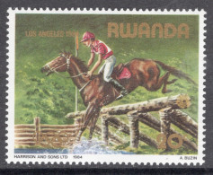 Rwanda 1984 Single Stamp To Celebrate Olympic Games - Los Angeles, USA  In Mounted Mint. - Nuovi