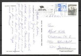 MiNr. 2578 + 2592, Freimarke: 100. GT Von Atatürk, Auf Postkarte Nach Deutschland; B-2075 - Storia Postale