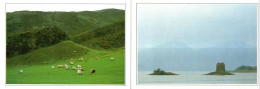 2 CPM  * Ecosse Paysage D'Edimbourg & Loch Linnhe - Shetland