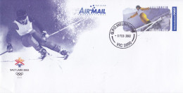 Australia, 2001, OLYMPIADE, SALT LAKE 2002, AIR MAIL; - Postwaardestukken