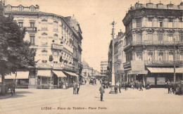 BELGIQUE - Liège - Place Du Théâtre - Place Verte - Carte Postale Ancienne - Luik