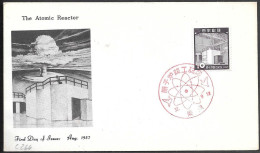 Japan FDC Cover 1957. Atomic Reactor Nuclear Energy - Brieven En Documenten
