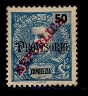 ! ! Zambezia - 1915 King Carlos OVP 50 R - Af. 88 - MH - Zambezië