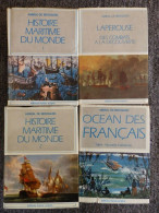 AMIRAL DE BROSSARD  HISTOIRE MARITIME DU MONDE OCEANS DES FRANCAIS  LAPEROUSE  BON ETAT - Boats