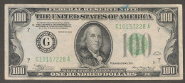 1934 $100 Dollar Federal Reserve Note. Bank Of New York - CHICAGO - Sonstige & Ohne Zuordnung