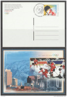 SWITZERLAND 2002 - Pre-Paid Postcard - Olympics Salt Lake City - ICE HOCKEY - Winter 2002: Salt Lake City - Paralympic