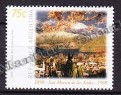 Argentina 1998 Yvert 2010, Centenary Of San Martin De Los Andes - MNH - Neufs