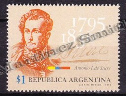 Argentina 1995 Yvert 1883,  Bicentenary Of Antonio J. De Sucre Birth - MNH - Ongebruikt